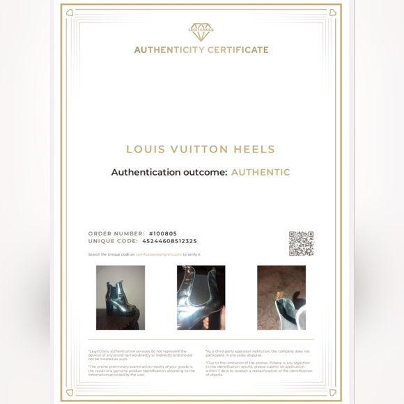 Louis Vuitton Metallic Platform Heels size 8 - Picture 4 of 16